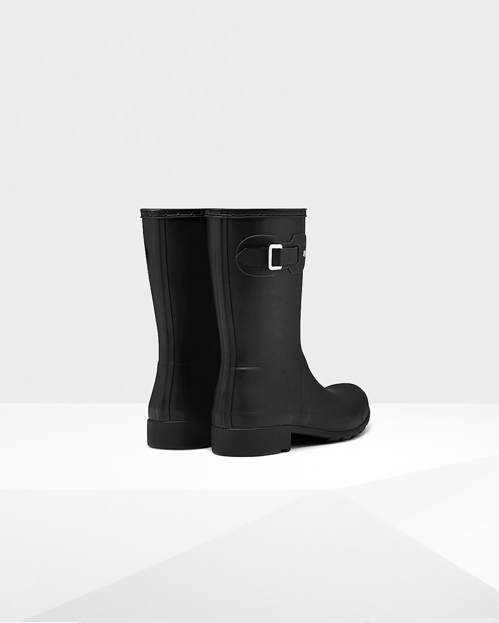 Womens Hunter Short Rain Boots Black - Original Tour Foldable - 6714259-HQ